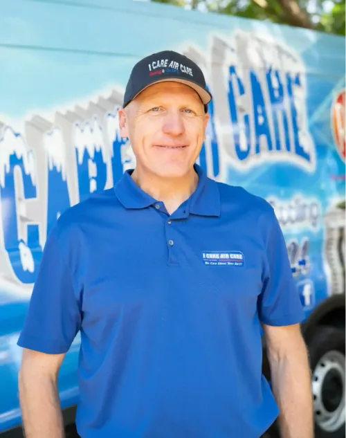 Tim Hawk, Owner of I Care Air Care — Master HVAC Technician